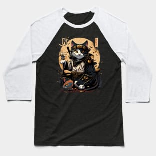 This cat ninja is ready to take on any challenge Baseball T-Shirt